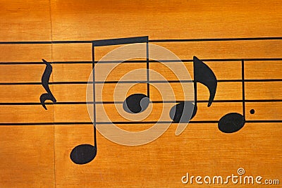 Musical Notes Stock Photo