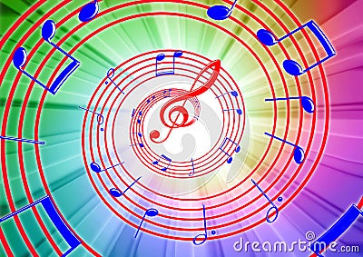 Musical notes Stock Photo