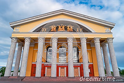 Musical Theater of Karelia, Petrozavodsk, Russia Stock Photo