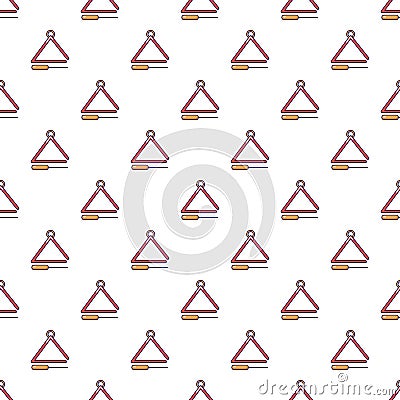 Musical triangle pattern seamless Vector Illustration