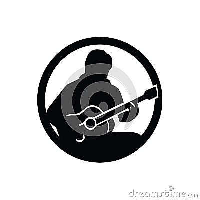 Musician Icon Vector Illustration