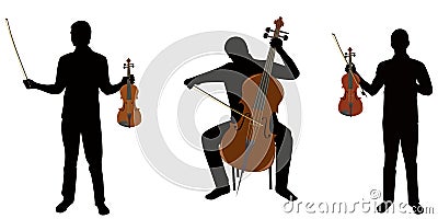 Musicians Vector Illustration