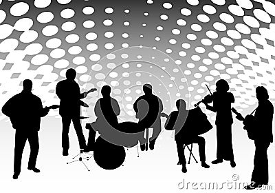 Musicians Vector Illustration