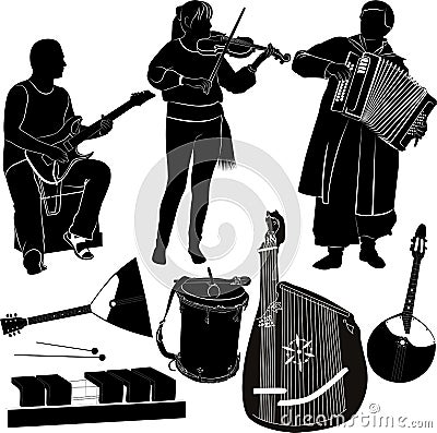 Musicians Vector Illustration