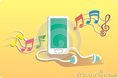 A musicphone Stock Photo