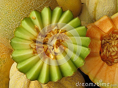 Musk melon Stock Photo