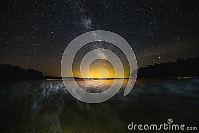 Muskoka Milky Way Stock Photo