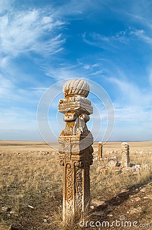 Muslim burial place. Stock Photo