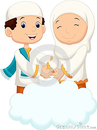 Muslim cartoon Stock Photo