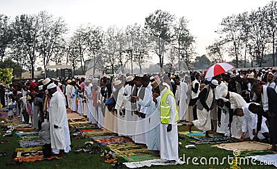 Muslim celebrations of Eid in Africa, Nairobi Kenya Editorial Stock Photo