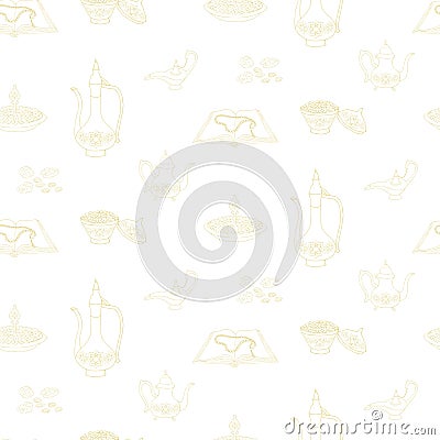 Muslim community festival pattern Vector Illustration