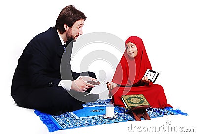 Muslim fasting activities in Ramadan month Stock Photo