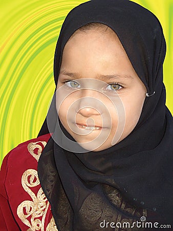 Muslim girl Stock Photo