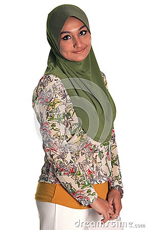 Muslim Lady Stock Photo