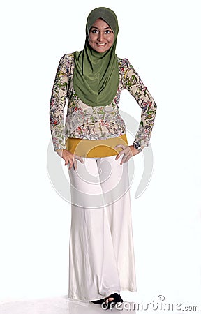 Muslim Lady Stock Photo