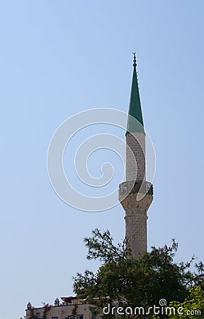 Muslim Minaret Stock Photo