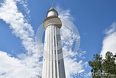 Muslim mosque is a place of worship Stock Photo