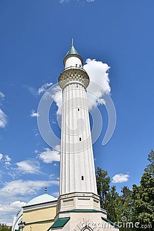 Muslim mosque is a place of worship Stock Photo