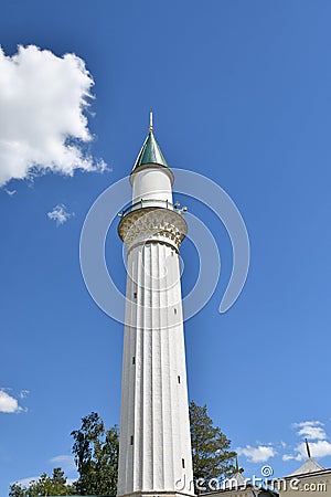 Muslim mosque is a place of worship Stock Photo