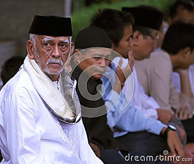 Muslim People at Idul Fitri, Indonesia Editorial Stock Photo