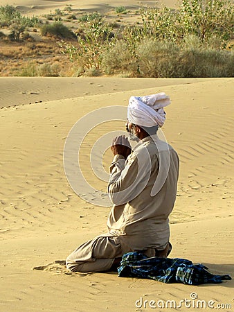 Muslim prayer Editorial Stock Photo