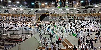 muslim prayer from makkah Editorial Stock Photo