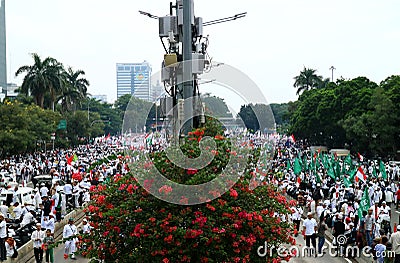 Muslim Protesters Editorial Stock Photo