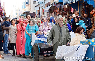 Muslim wedding, Morocco Editorial Stock Photo