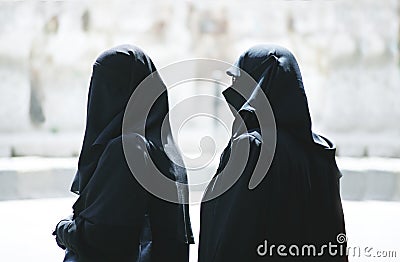 Muslim women Stock Photo