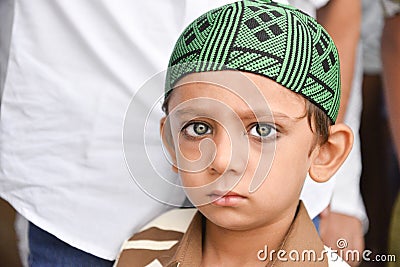 Muslims celebrating Eid al-Fitr which marks the end of the month of Ramadan Editorial Stock Photo