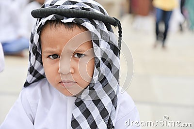 Muslims celebrating Eid al-Fitr which marks the end of the month of Ramadan Editorial Stock Photo