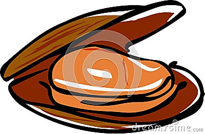 Mussel Vector Illustration