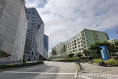 MUST Macau University of Science and Technology School Campus Student Dormitory Apartment Taipa Parking Outdoor Hiking Nature Editorial Stock Photo