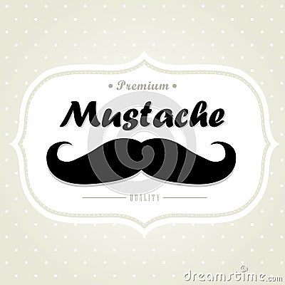 Mustache Vector Illustration