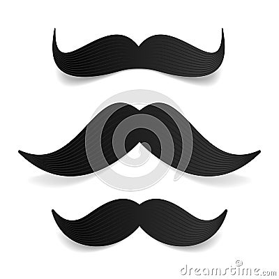 Mustaches Vector Illustration