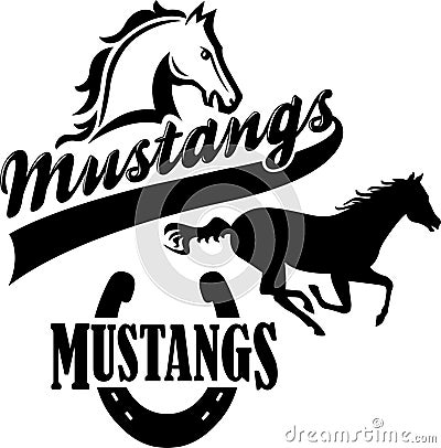 Mustang Team Mascot/eps Vector Illustration