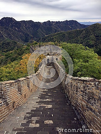 Mutianyu Great Wall of China Stock Photo
