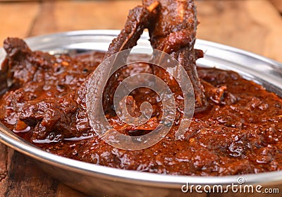 Mutton Curry Stock Photo