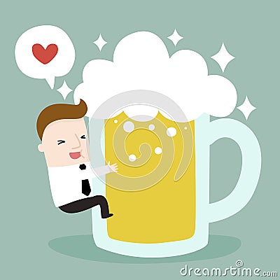 This is my favorite drink Vector Illustration