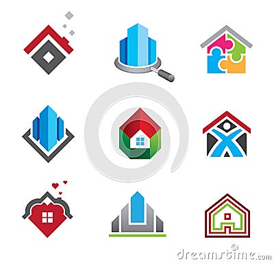 My home ,online search engine construction real estate Stock Photo