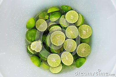 My lovely lemon green Stock Photo