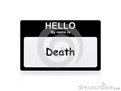 My name is death Stock Photo