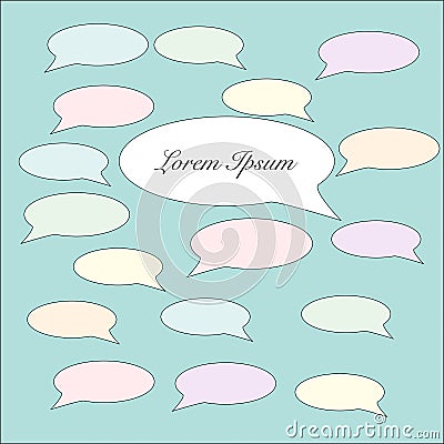 My private oppinion over every one else Vector Illustration