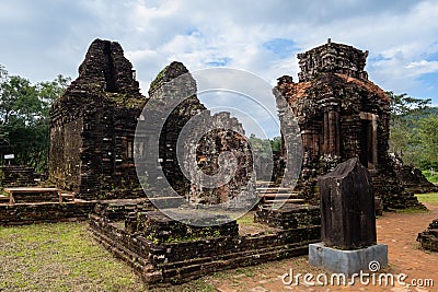 My Son Sanctuary in central Vietnam Stock Photo