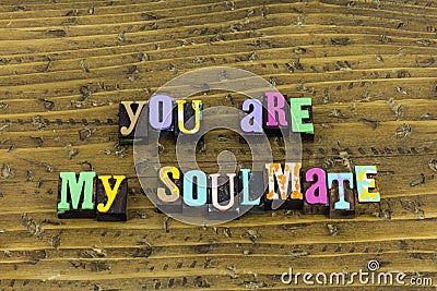 Soulmate friend soul mate happy place life love heart Stock Photo