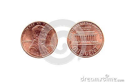 My Two Cents Stock Photo