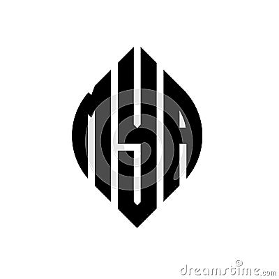 MYA circle letter logo design with circle and ellipse shape. MYA ellipse letters with typographic style. The three initials form a Vector Illustration