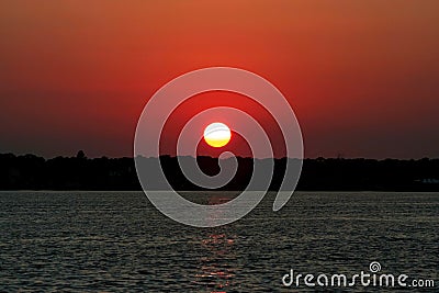 Myakka River Sunset Stock Photo