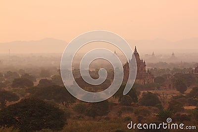 Myanmar Bagan historical site Bagan Stock Photo
