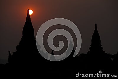 Myanmar - Bagan Editorial Stock Photo